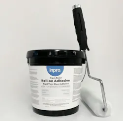 Inpro Bond Roll-on Adhesive speeds up installation of rigid sheet wall protection Inpro Bond Roll-on Adhesive speeds up installation of rigid sheet wall protection