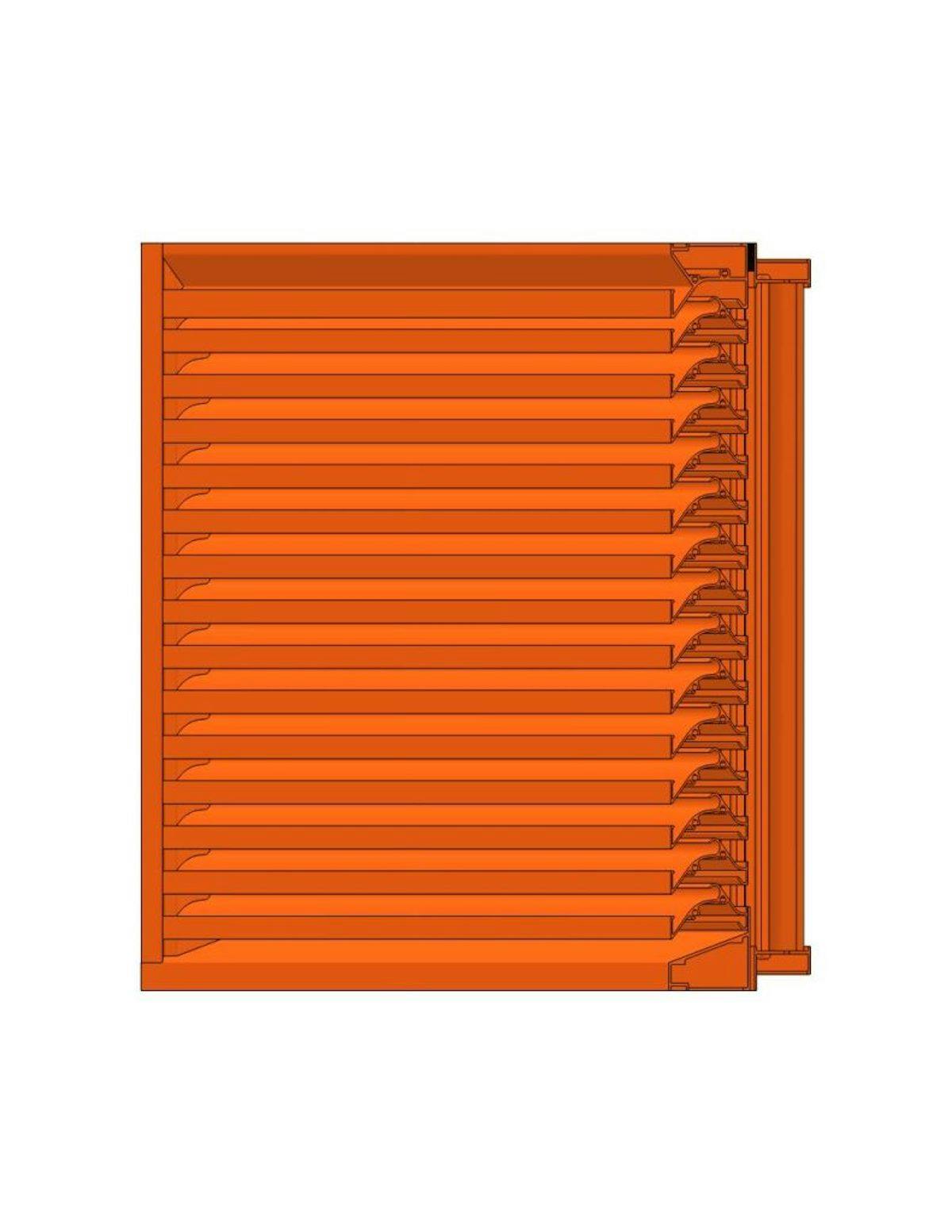 The new VS5321 Louver from Industrial Louvers, Inc. Rendering courtesy ILI