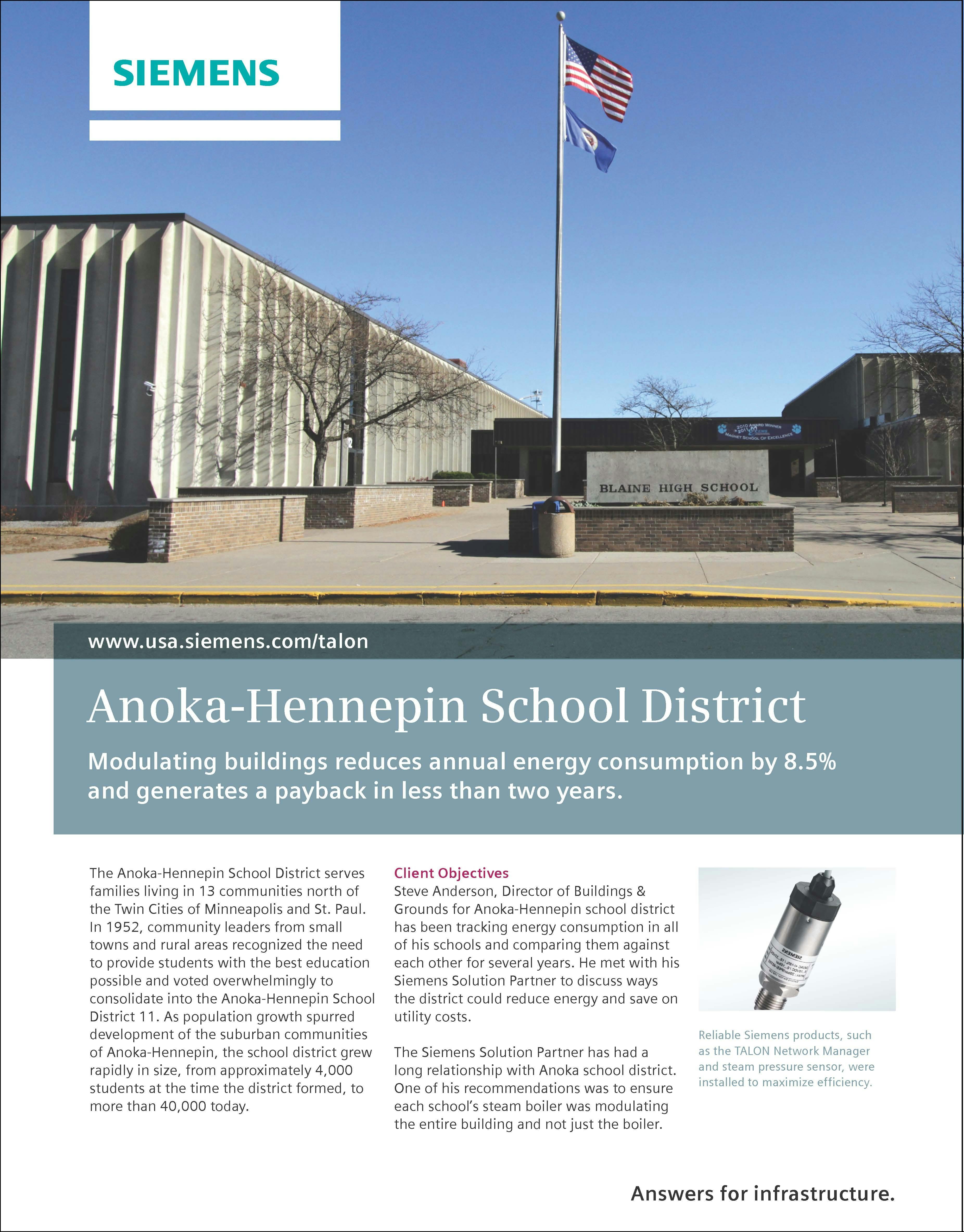 Siemens Anoka Hennepin School District