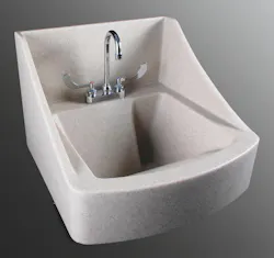 WICS-222 Infection Control Sink in one-piece design WICS-222 Infection Control Sink in one-piece design