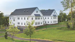 The sophisticated rural vernacular of the 62-bed Ridgeline Residence Hall The sophisticated rural vernacular of the 62-bed Ridgeline Residence Hall