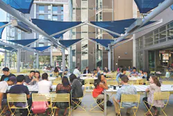 Outdoor dining at Mesa Court UC Irvine Outdoor dining at Mesa Court UC Irvine