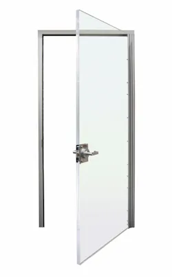 A bullet-resistant door from CR Laurence A bullet-resistant door from CR Laurence