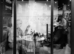 Bob Borson And Andrew Hawkins Recording Their Podcast Bob Borson And Andrew Hawkins Recording Their Podcast