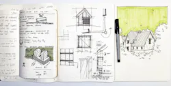 Dallas Architect Bob Borson Sketchbooks June 2020 Large Dallas Architect Bob Borson Sketchbooks June 2020 Large