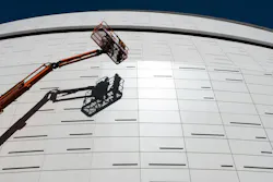 Chase Center Metal panel skin Chase Center Metal panel skin