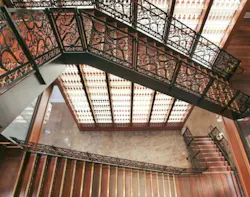 Sazerac%20 House%20monumental%20stair%20with%20lighted%20display Sazerac%20 House%20monumental%20stair%20with%20lighted%20display