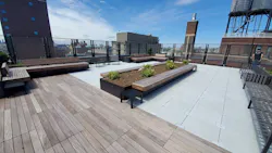 Ipe wood and stone pavers for wind uplift Ipe wood and stone pavers for wind uplift