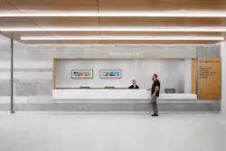 Limestone security wall Limestone security wall