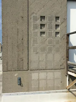 Figure 4 - Patch Samples of Trial mix in situ comparisons Figure 4 - Patch Samples of Trial mix in situ comparisons