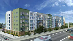Modular construction startup Autovol uses robots to build affordable multifamily housing Virginia Street Studios Rendering Modular construction startup Autovol uses robots to build affordable multifamily housing Virginia Street Studios Rendering