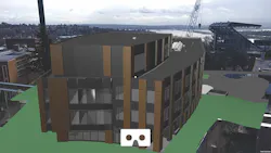 Mortenson construction AR app view Mortenson construction AR app view