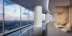 Aston Martin Residences indoor panoramic pool Aston Martin Residences indoor panoramic pool
