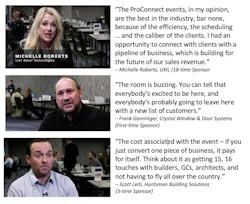 What Sponsors say about ProConnect Events What Sponsors say about ProConnect Events