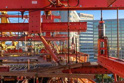 Close Up of PERI VARIOKIT on Spans on the Automated People Mover Close Up of PERI VARIOKIT on Spans on the Automated People Mover
