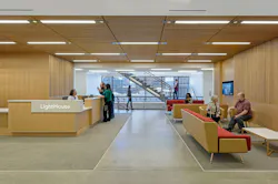 LightHouse lobby with wood LightHouse lobby with wood