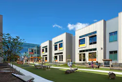 The playgrounds at John Lewis Elementary School in Washington, DC The playgrounds at John Lewis Elementary School in Washington, DC