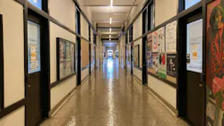 The Interior Of A Long Hallway Corridor At Mit The Interior Of A Long Hallway Corridor At Mit