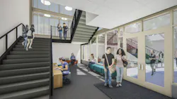 Rendering of school Rendering of school