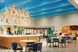 A rendering of the chai bar and Masti lounge at Priya Living in Rochester Hills, MI A rendering of the chai bar and Masti lounge at Priya Living in Rochester Hills, MI