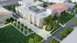 An Above View Rendering Of The Resnick Sustainability Center Illustrates How The Landscape Buildings On The Building's Sustainable Mission An Above View Rendering Of The Resnick Sustainability Center Illustrates How The Landscape Buildings On The Building's Sustainable Mission