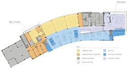 BSL conversions: A cost-efficient method to support high-containment research, illustration courtesy Flad BSL conversions: A cost-efficient method to support high-containment research, illustration courtesy Flad