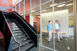 Custom cover caps help create unique framing profiles in fire-rated designs Custom cover caps help create unique framing profiles in fire-rated designs