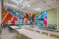 Dining Hall At Yale Navigation Center In Santa Ana, Calif Dining Hall At Yale Navigation Center In Santa Ana, Calif