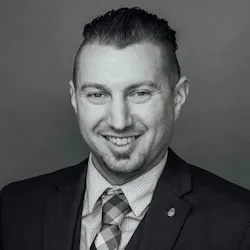 Eric Pros, AIA, MBA, CPD, Director of Design, DS Architecture, BD+C 40 Under 40 Class of 2022 winner Eric Pros, AIA, MBA, CPD, Director of Design, DS Architecture, BD+C 40 Under 40 Class of 2022 winner