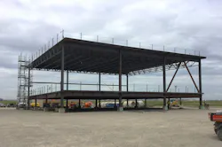 3 Steel Installed For Module 4 At The Fabrication Yard 3 Steel Installed For Module 4 At The Fabrication Yard