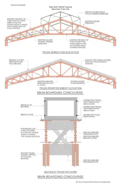 11 Moynihan Train Hall 19 Main Boarding Concourse Truss Elevations And Section Drawings By Severud 11 Moynihan Train Hall 19 Main Boarding Concourse Truss Elevations And Section Drawings By Severud