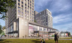 Exterior Rendering Of The Universal Hip Hop Museum At Bronx Point Exterior Rendering Of The Universal Hip Hop Museum At Bronx Point