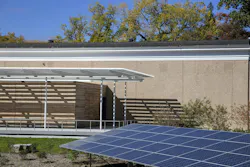 Solar Arrays Contribute To The Building's Energy Efficiency Solar Arrays Contribute To The Building's Energy Efficiency