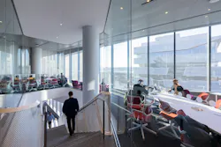 Columbia University’s new 492,000-sf Business School is housed in two buildings located at Columbia’s distinctly urban Manhattanville campus in New York City. Photo Iwan Baan Columbia University’s new 492,000-sf Business School is housed in two buildings located at Columbia’s distinctly urban Manhattanville campus in New York City. Photo Iwan Baan