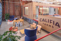 A tinplated metal silhouette of the company’s distinct and award-wining product design presides over the café lounge. Photo by SLAM A tinplated metal silhouette of the company’s distinct and award-wining product design presides over the café lounge. Photo by SLAM