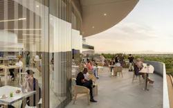 Public terraces provide views of the marsh and campus Public terraces provide views of the marsh and campus