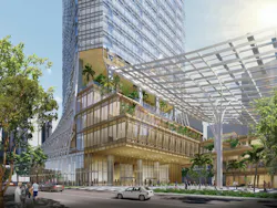 NBBJ-designed Keppel South Central tower in Singapore aims to reimagine work with restorative, outdoor spaces. Courtesy NBBJ NBBJ-designed Keppel South Central tower in Singapore aims to reimagine work with restorative, outdoor spaces. Courtesy NBBJ