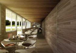 The interior of the dining area at Lego Lunch The interior of the dining area at Lego Lunch