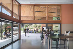 Interior shot of the environmental studies building at Bishop O'Dowd high school Interior shot of the environmental studies building at Bishop O'Dowd high school