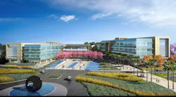 The two office buildings and the central plaza of Zonamerica Cali The two office buildings and the central plaza of Zonamerica Cali