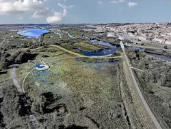 Aerial rendering of Stork Meadow Aerial rendering of Stork Meadow