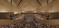 Interior of the 2,000-seat concert hall Interior of the 2,000-seat concert hall