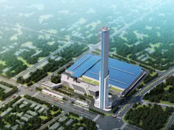thyssenkrupp's new elevator test tower in China thyssenkrupp's new elevator test tower in China