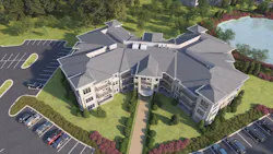 Aerial view of Sycamore at Tyvola Aerial view of Sycamore at Tyvola