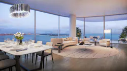 Una residences living space Una residences living space