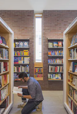 Williams College bookstore book stacks Williams College bookstore book stacks