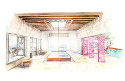 Texican Court Entrance Texican Court Entrance