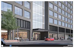 The entrance at 310 N. Sangamon is pedestrian- and bike-friendly The entrance at 310 N. Sangamon is pedestrian- and bike-friendly