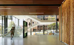 LSB interior with Douglas Fir wood on display LSB interior with Douglas Fir wood on display