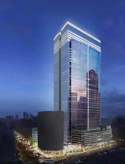 Y2 exterior at night Y2 exterior at night